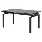 Ediazo extendable table 160-240x85 cm black
