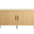 Commode à lattes Gativel 180 cm chêne naturel