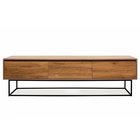 Pipirima TV cabinet black/walnut 180 cm