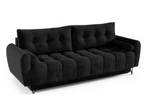 Minna Amon 13 three-seater sofa bed with storage, water-repellent velvet