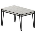 Privels extendable table 132-170x80 cm white