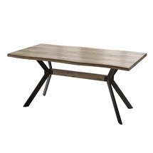 Morganti table 90x160 cm wild oak antique