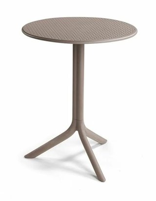 Step Nardi round garden table, 60 cm, made of certified brown material