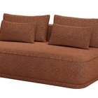 Leanno three-seater sofa with Loop 10 boucle container