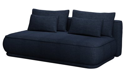 Leanno three-seater sofa with Moly 79 container, hydrophobic chenille