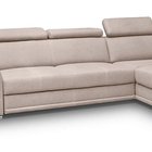 Danles corner sofa bed with three adjustable headrests (Fabric: Element 17)