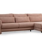 Bellines L-shaped right-hand corner sofa light pink corduroy