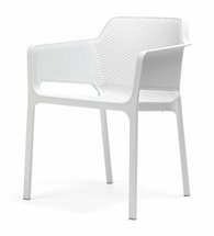 Net Nardi garden chair made of certified white material