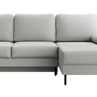 Tomonde L-shaped corner sofa with sleeping function with universal container