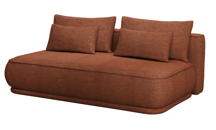 Leanno three-seater sofa with Moly 54 water-repellent chenille container