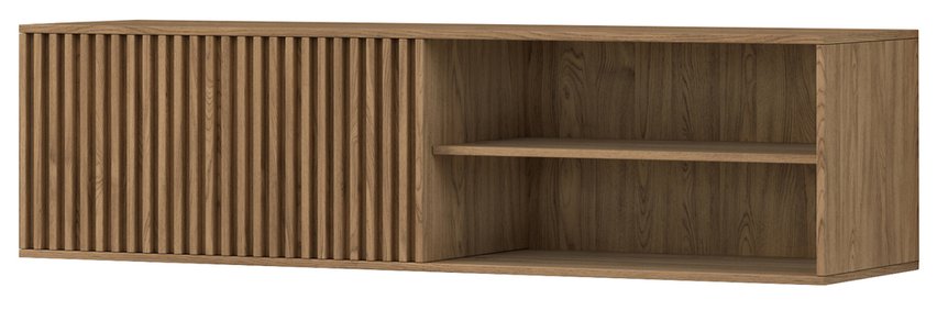 Avelana hanging TV cabinet 150 cm artisan oak lamellas