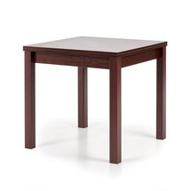 Lea extendable table 80-160x80 cm dark walnut