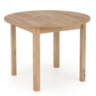 Table extensible Nelloom 102-142x102 chêne artisanal