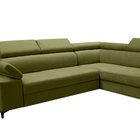 Tazzola L-shaped corner sofa bed with storage (Fabric: Manila 34, Side: Right)