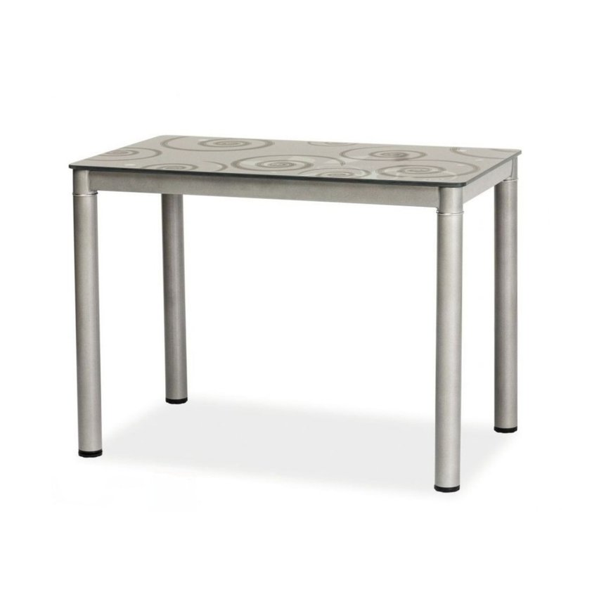 Skast table gray 80x60 cm