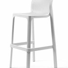 Net Nardi bar chair made of certified white material