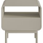 Oro bedside table 54 cm with drawer and alcove cashmere