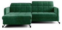 Clainlo corner sofa bed with storage (Fabric: Kronos 19, Side: Left)