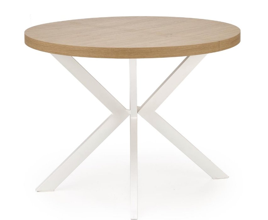 Obereler extendable table 100-250x100 cm golden oak/white