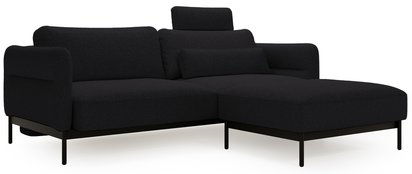 Solianero three-seater sofa with Melody 15 pouf