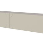 Bisira TV cabinet with milling 200 cm cashmere