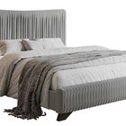 Bratan upholstered bed 160x200 cm gray
