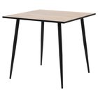 Table à manger carrée Denaser 80x80 cm chêne