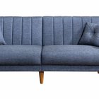 Rallion three-seater sofa bed linen blue