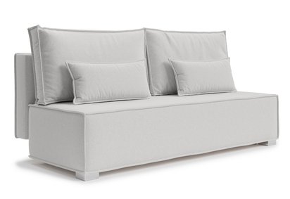 Balla Castel 80 three-seater sofa with container, silver legs