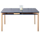 Zeen dining table 140x90 cm navy blue top