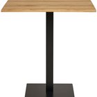 Table Lignano 70x70 cm chêne naturel / noir