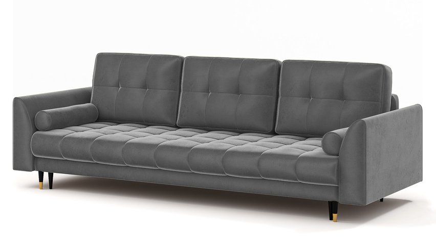 Agriano three-seater sofa with storage Magic Velvet 2217 velvet hydrophobic