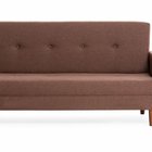 Puloin three-seater sofa bed brown