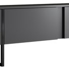 Steelaris TV cabinet on black metal legs graphite