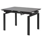 Ediazo extendable table 120-200x85 cm black