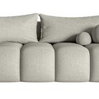 Dandelino Mini three-seater sofa with sleeping function Coral 85 boucle