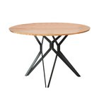 Kylie table golden oak - black base