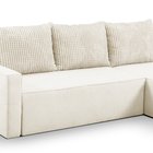 Bismo L-shaped corner sofa bed with storage (Fabric: Asti 25 Suzi 14, Side: Right)