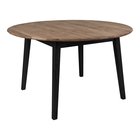 Tholive round table 140 cm burnt oak