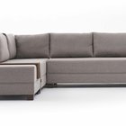 Modular corner sofa with sleeping function Solizes light beige left-hand side