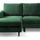 Corner sofa with sleeping function Nalika L-shaped with storage Poso 14 corduroy left-hand side