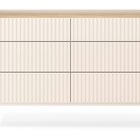 Liwelo chest of drawers with six drawers 153 cm grey-beige