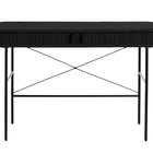 Gatativel desk 120x60 cm with black oak slats
