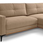 Corner sofa with sleeping function Sabbino L-shaped with storage Curio 15 hydrophobic chenille left-hand side