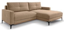 Corner sofa with sleeping function Sabbino L-shaped with storage Curio 15 hydrophobic chenille left-hand side