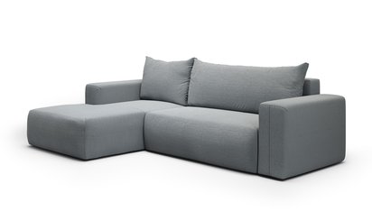 Corner sofa with sleeping function Lummi L-shaped Aragon 93 left-hand side