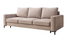 Mokpeo three-seater sofa bed with storage (Fabric: Velluto 02)