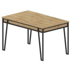 Privels extendable table 132-170x80 cm oak