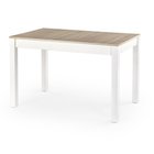 Veiga extendable table 118-158x75 cm white-sonoma oak