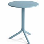 Step Nardi round garden table, 60 cm, made of certified light blue material